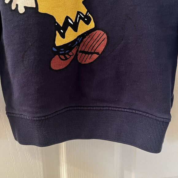 MC2 Saint Barth Peanuts Charlie Brown Sweatshirt No School Tomorrow Boys Size 6 - Picture 8 of 13